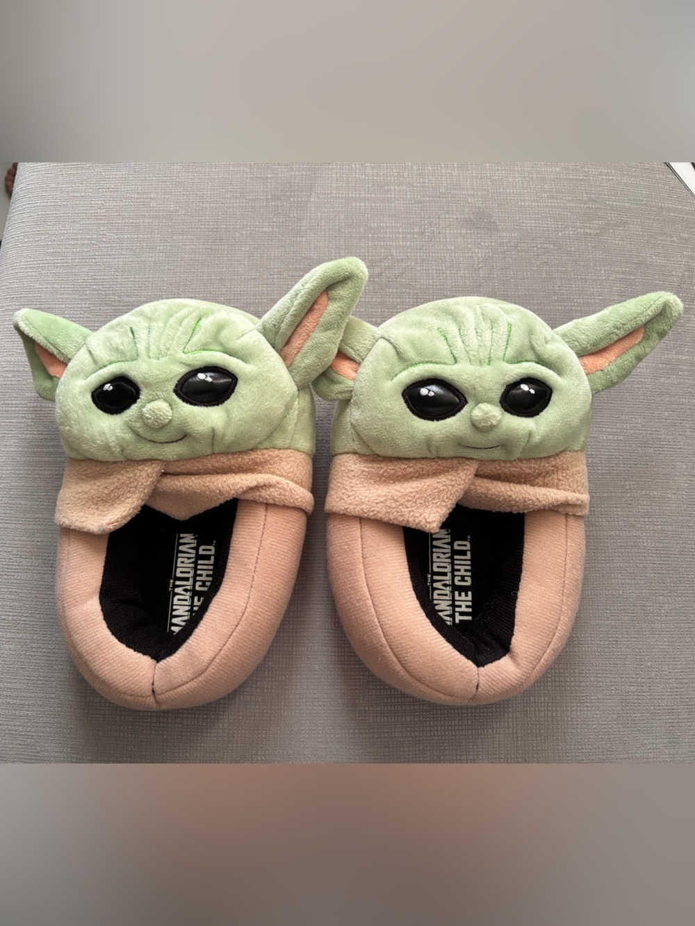 The Mandalorian 'The Child' Plush Slippers - kids size: 11-12